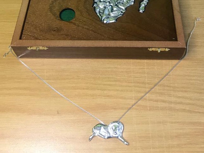 Lion puzzle piece necklace Lion puzzle piece necklace